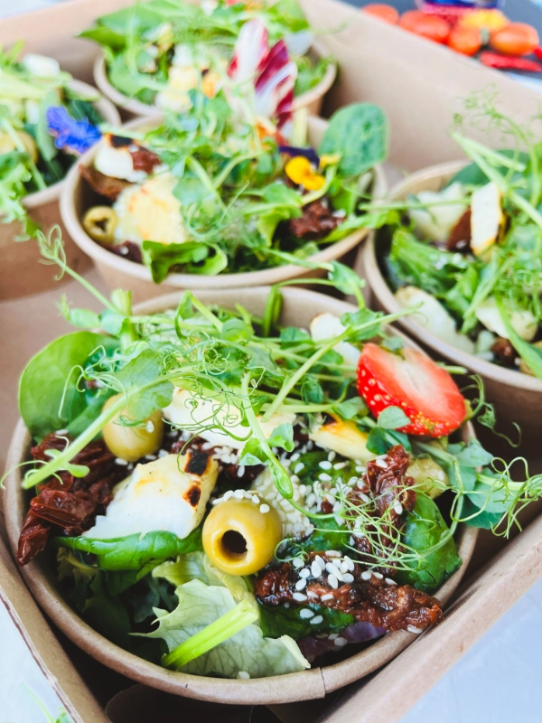 BOX sałatek z grillowanym serem halloumi - obrazek 3