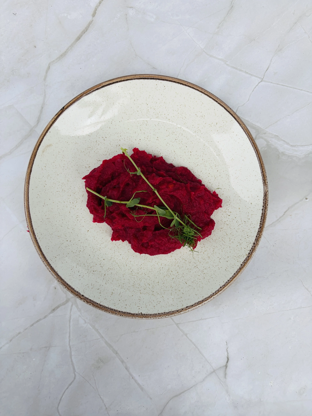 Puree ziemniaczano-buraczane